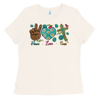 Bone Peace Love Cross Ladies Tee - BundleAndBundleShop