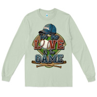 Matcha for the love of the game baseball Long Sleeve Tee - HowdyJamesFarm