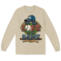 Mushroom for the love of the game baseball Long Sleeve Tee - HowdyJamesFarm
