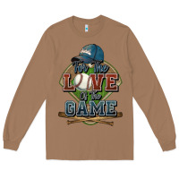 Toasted Coconut for the love of the game baseball Long Sleeve Tee - HowdyJamesFarm