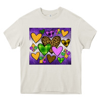 Cream mardi gras Heavy Core Tee - JahusDesignShop
