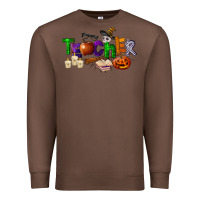 Chestnut halloween teacher Premium Sweatshirt - LillyAllenDesigns