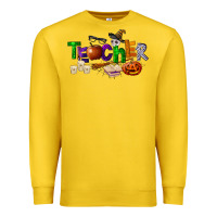 Lemon halloween teacher Premium Sweatshirt - LillyAllenDesigns