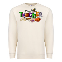 Sandshell halloween teacher Premium Sweatshirt - LillyAllenDesigns