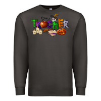 Smoke halloween teacher Premium Sweatshirt - LillyAllenDesigns
