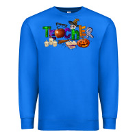 True Royal halloween teacher Premium Sweatshirt - LillyAllenDesigns