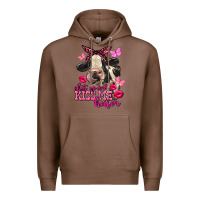 Chestnut Valentine's Day Shut Up And Kiss Me Heifer Holstein Cow Premium Hoodie - FaDigitalArtStudio