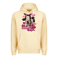 Pina Colada Valentine's Day Shut Up And Kiss Me Heifer Holstein Cow Premium Hoodie - FaDigitalArtStudio