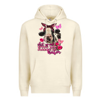 Sandshell Valentine's Day Shut Up And Kiss Me Heifer Holstein Cow Premium Hoodie - FaDigitalArtStudio