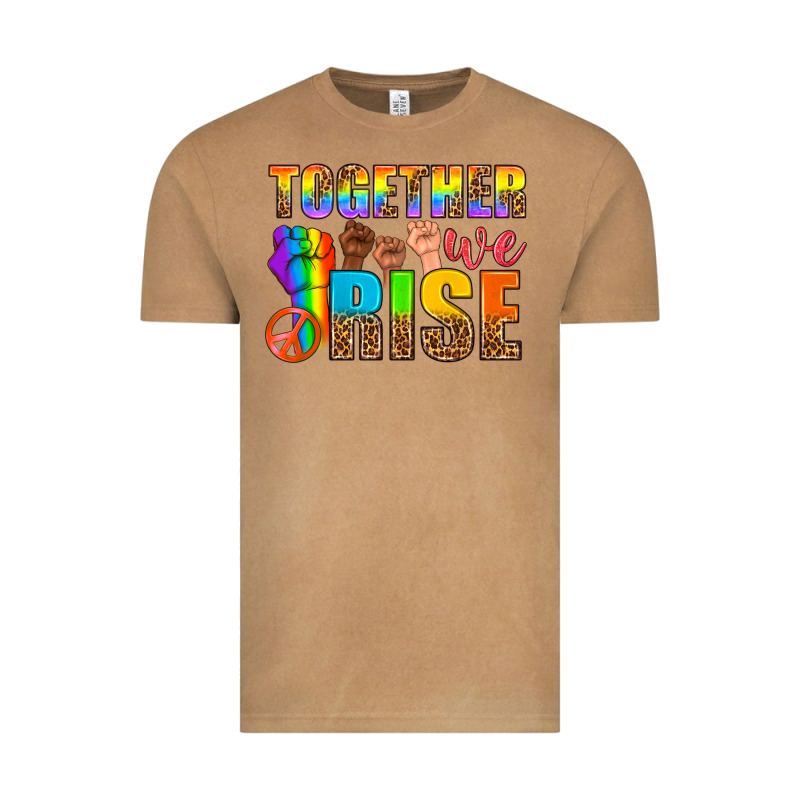 Lgbtq+ Together We Rise Vintage Tee by NancyCooperArtShop | Teevron