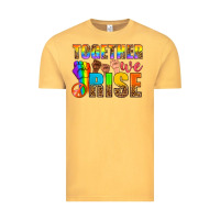 Vintage Mustard LGBTQ+ together we rise Vintage Tee - NancyCooperArtShop