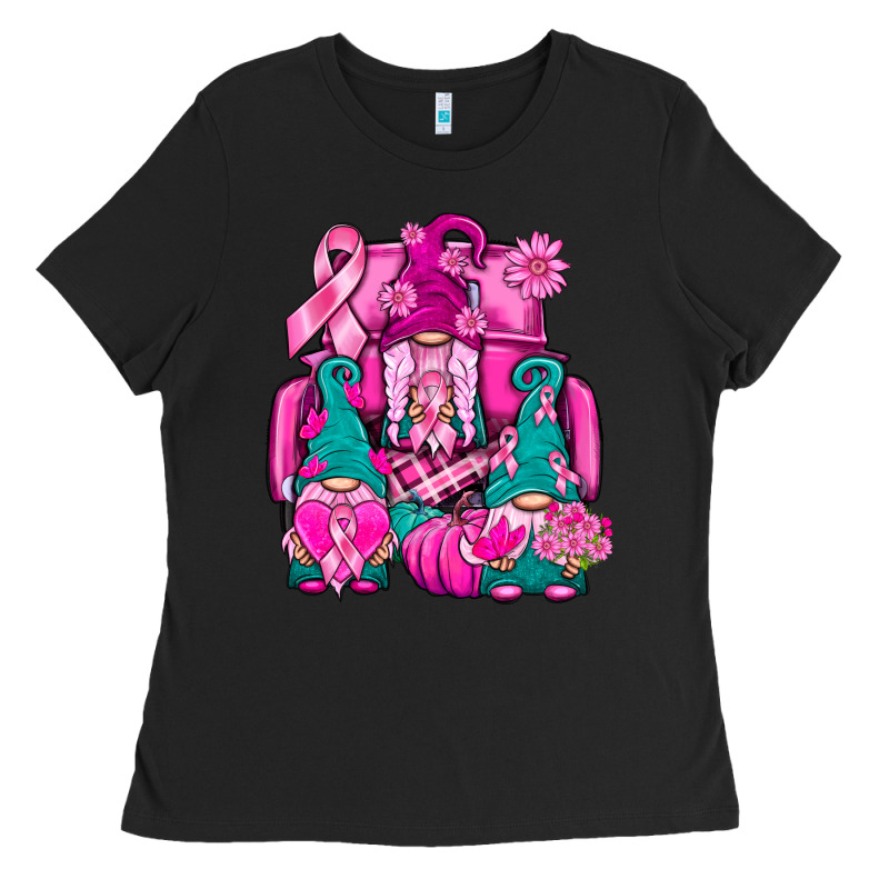 Breast Cancer Gnomies Truck Ladies Tee by BundleAndBundleShop | Teevron