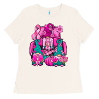 Bone Breast Cancer Gnomies Truck Ladies Tee - BundleAndBundleShop