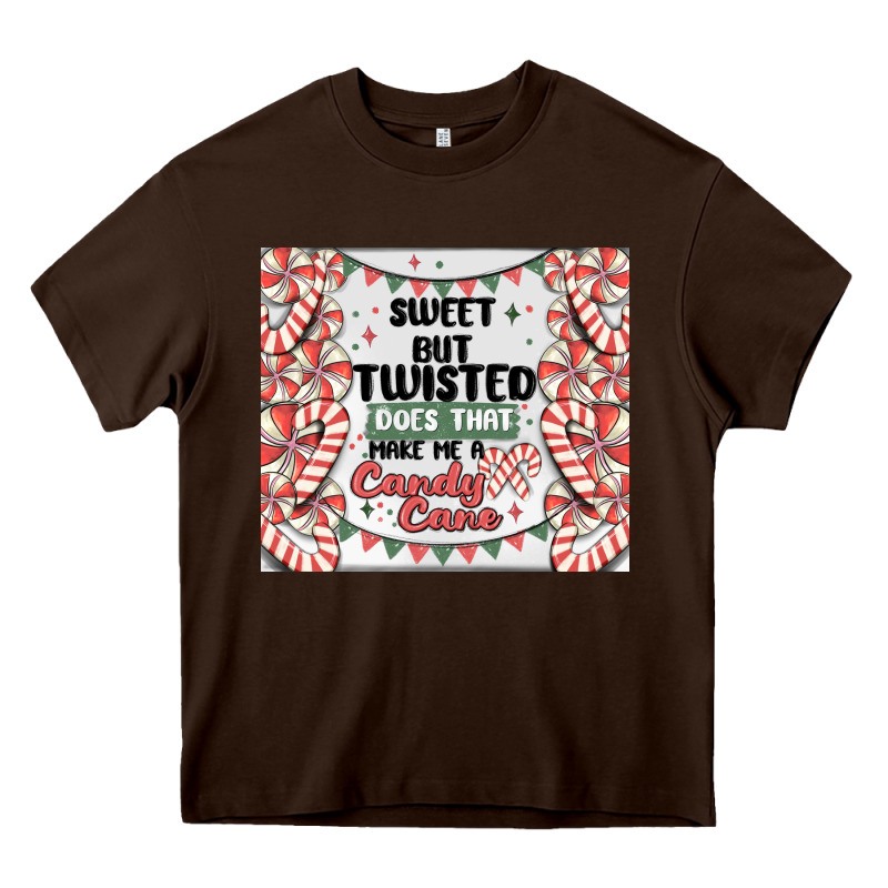 Sweet But Twisted Does That Make Me A Candy Cane Heavy Core Tee by MaliasSmallBusiness | Teevron