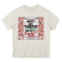 Cream sweet but twisted does that make me a candy cane Heavy Core Tee - MaliasSmallBusiness
