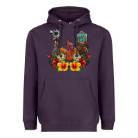 Plum farm life rooster Heavyweight Hoodie - SublimationCraftShop