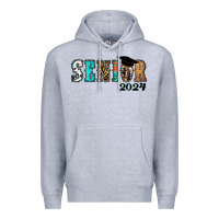 Heather Grey western senior 2024 Premium Hoodie - RanaPortraitStore
