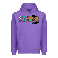 Purple western senior 2024 Premium Hoodie - RanaPortraitStore