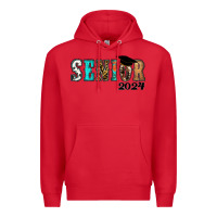 Red western senior 2024 Premium Hoodie - RanaPortraitStore