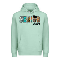 Seafoam western senior 2024 Premium Hoodie - RanaPortraitStore