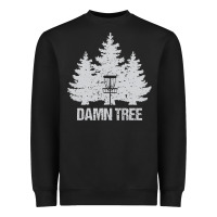 Disc Golf Funny Hit Trees And Curse Retro Disc Gol Heavyweight Sweatshirt | Teevron