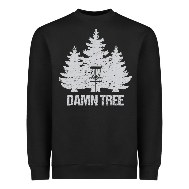 Disc Golf Funny Hit Trees And Curse Retro Disc Gol Heavyweight Sweatshirt by tuanDangUi | Teevron
