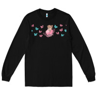 Black butterflies and mom Long Sleeve Tee - TumblerDesignByShophia
