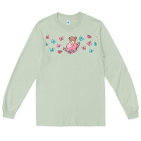 Matcha butterflies and mom Long Sleeve Tee - TumblerDesignByShophia
