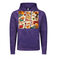 Cloud Purple Hello Fall Vintage Hoodie - texasbilliewilder
