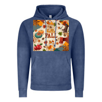 Vintage Denim Hello Fall Vintage Hoodie - texasbilliewilder