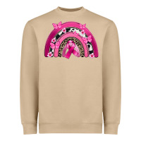 Mushroom Breast Cancer rainbow Heavyweight Sweatshirt - FaDigitalArtStudio