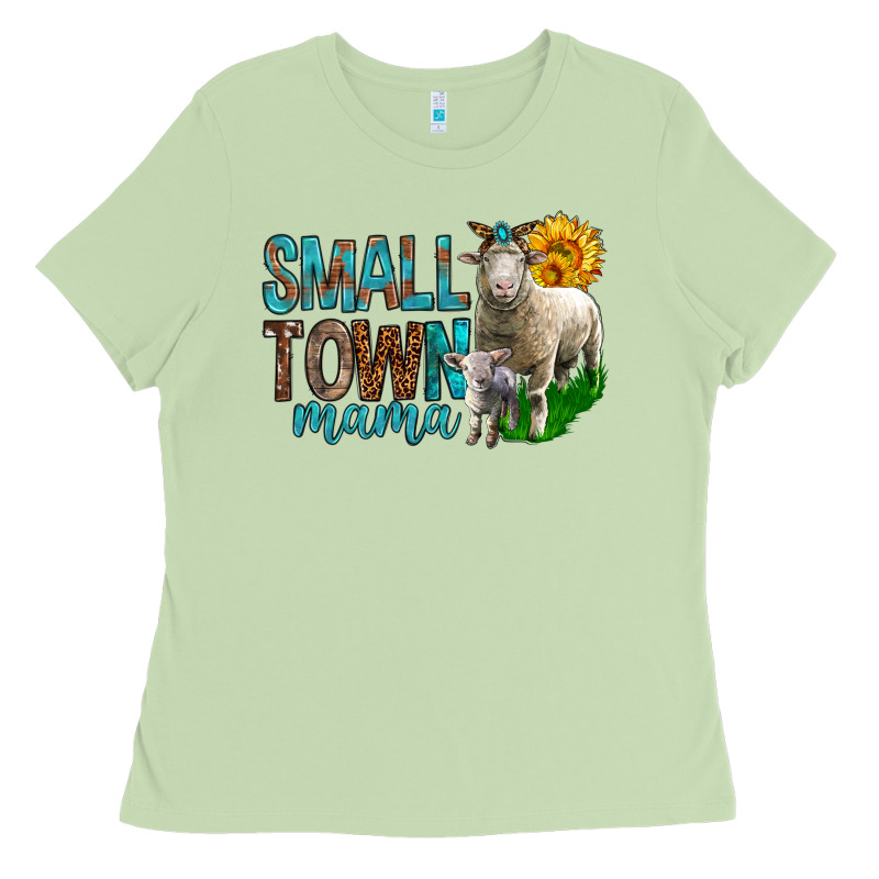 Small Town Mama With Sheeps Ladies Tee by BundleAndBundleShop | Teevron