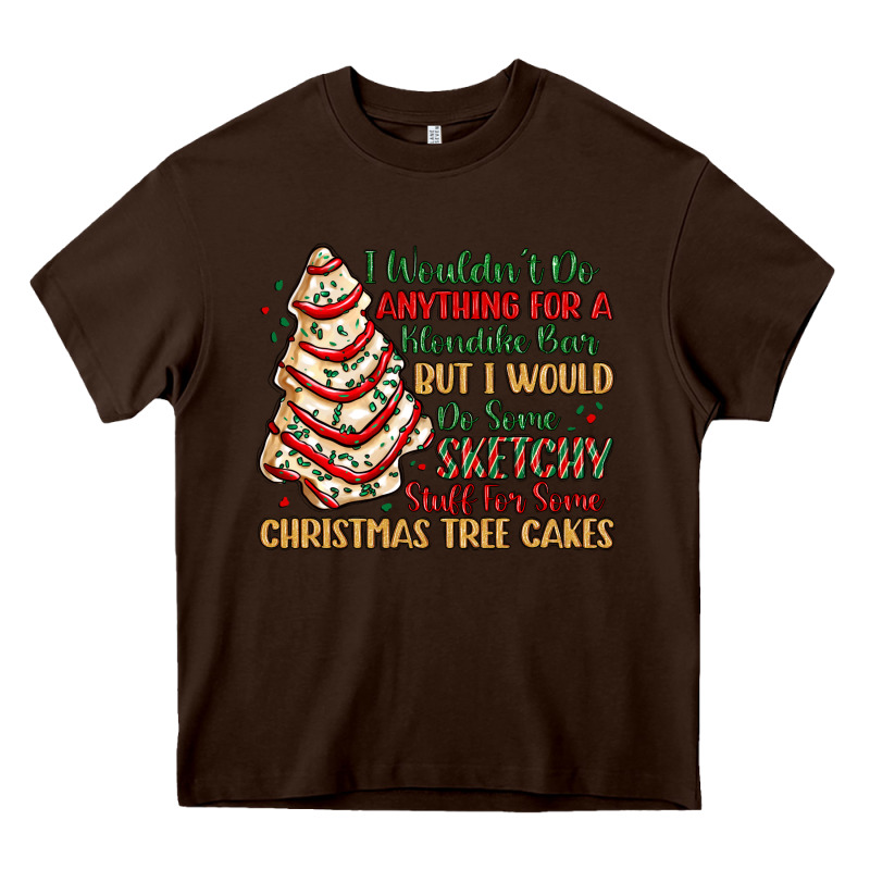 Sketchy Stuff For Some Christmas Tree Cakes Heavy Core Tee by MaliasSmallBusiness | Teevron