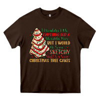 Chocolate Brown sketchy stuff for some christmas tree cakes Heavy Core Tee - MaliasSmallBusiness