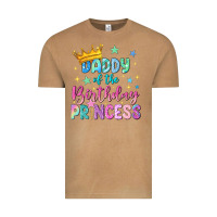 Daddy Of The Birthday Princess Vintage Tee | Teevron