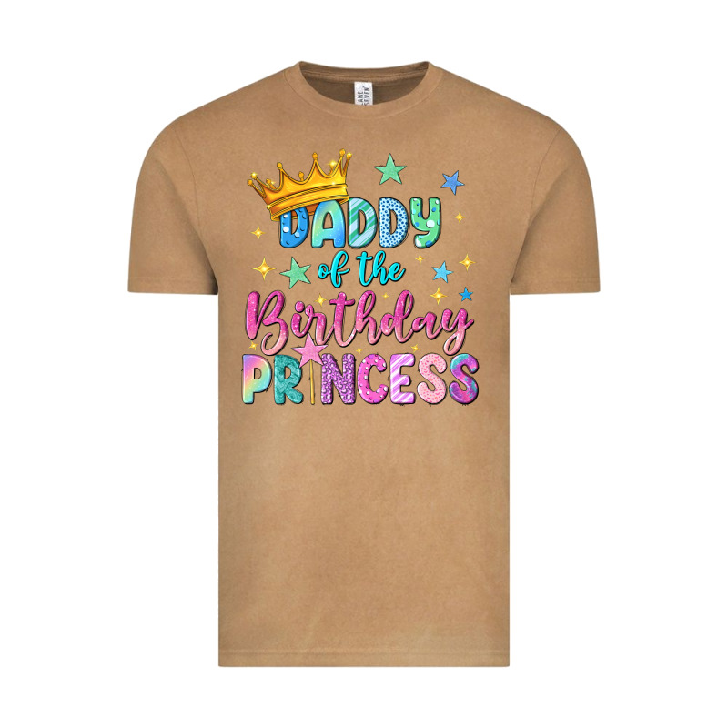 Daddy Of The Birthday Princess Vintage Tee by NancyCooperArtShop | Teevron