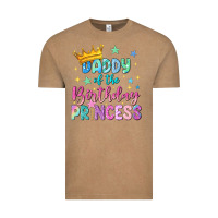 Vintage Coffee daddy of the birthday princess Vintage Tee - NancyCooperArtShop
