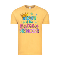 Vintage Mustard daddy of the birthday princess Vintage Tee - NancyCooperArtShop