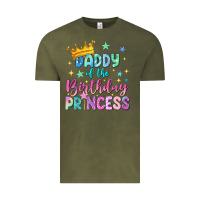 Vintage Olive daddy of the birthday princess Vintage Tee - NancyCooperArtShop