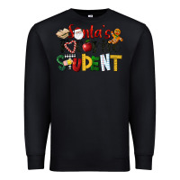 Black santa's favorite student christmas Premium Sweatshirt - LillyAllenDesigns