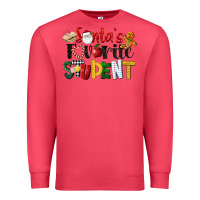 Cardinal santa's favorite student christmas Premium Sweatshirt - LillyAllenDesigns