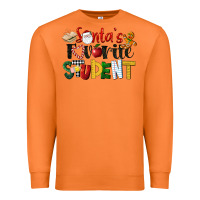 Carrot santa's favorite student christmas Premium Sweatshirt - LillyAllenDesigns