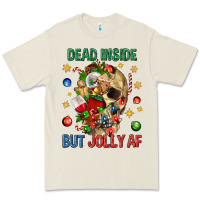 Bone Dead Inside But Jolly Af Premium Tee - BundleAndBundleShop