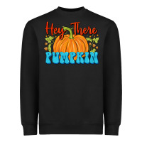 Black Hey There Pumpkin Heavyweight Sweatshirt - FaDigitalArtStudio