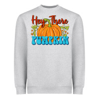 Heather Grey Hey There Pumpkin Heavyweight Sweatshirt - FaDigitalArtStudio
