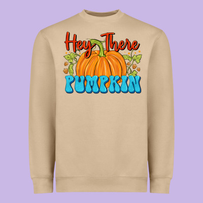 Hey There Pumpkin Heavyweight Sweatshirt Designed By Fadigitalartstudio
