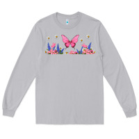 Moon Dust butterflies and flowers Long Sleeve Tee - TumblerDesignByShophia