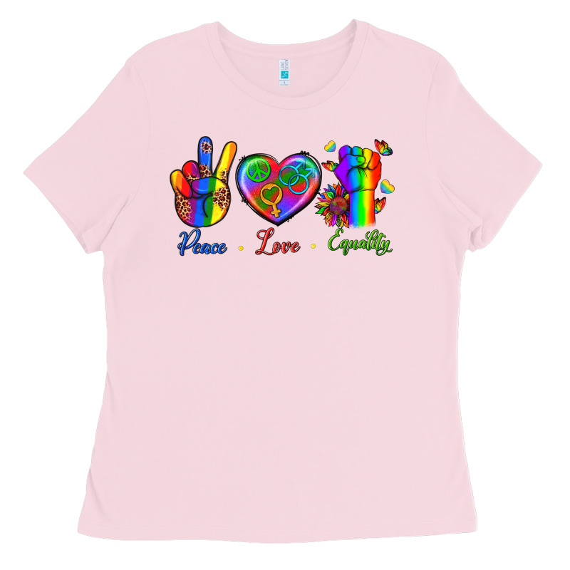 Peace Love Equality Ladies Tee by BundleAndBundleShop | Teevron