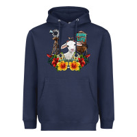 Navy farm life sheep Heavyweight Hoodie - SublimationCraftShop