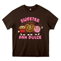 Chocolate Brown sweeter than pan dulce Heavy Core Tee - MaliasSmallBusiness